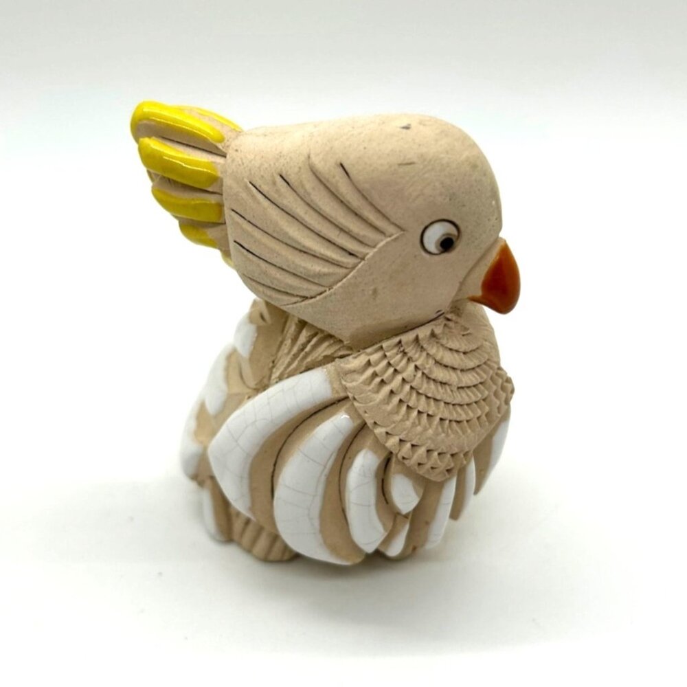 Artesania Rinconada Ceramic Cockatoo Figurine Hand-Painted Collectible Decor - Picture 4 of 11